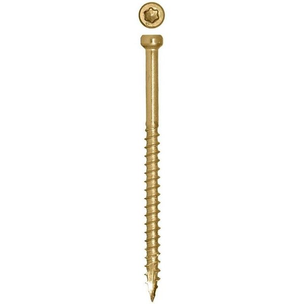 Grk Fasteners Wood Screw, #8, 1-1/2 in, Stainless Steel Torx Drive 119724